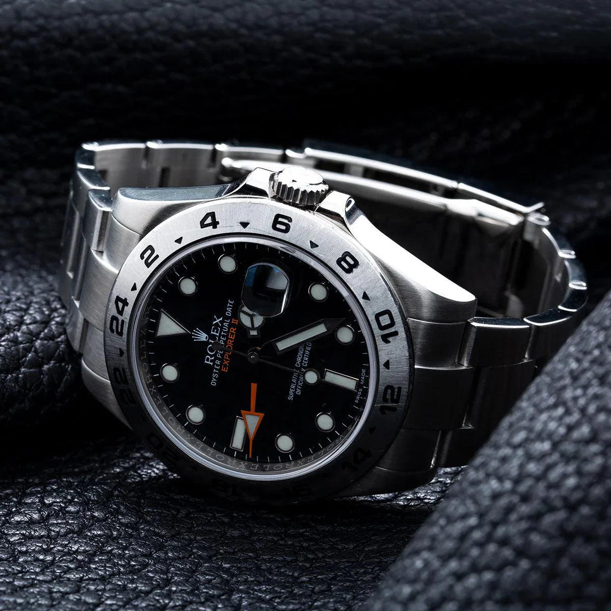 Explorer II 42MM 216570 – Black Dial Stainless Steel Oyster Bracelet