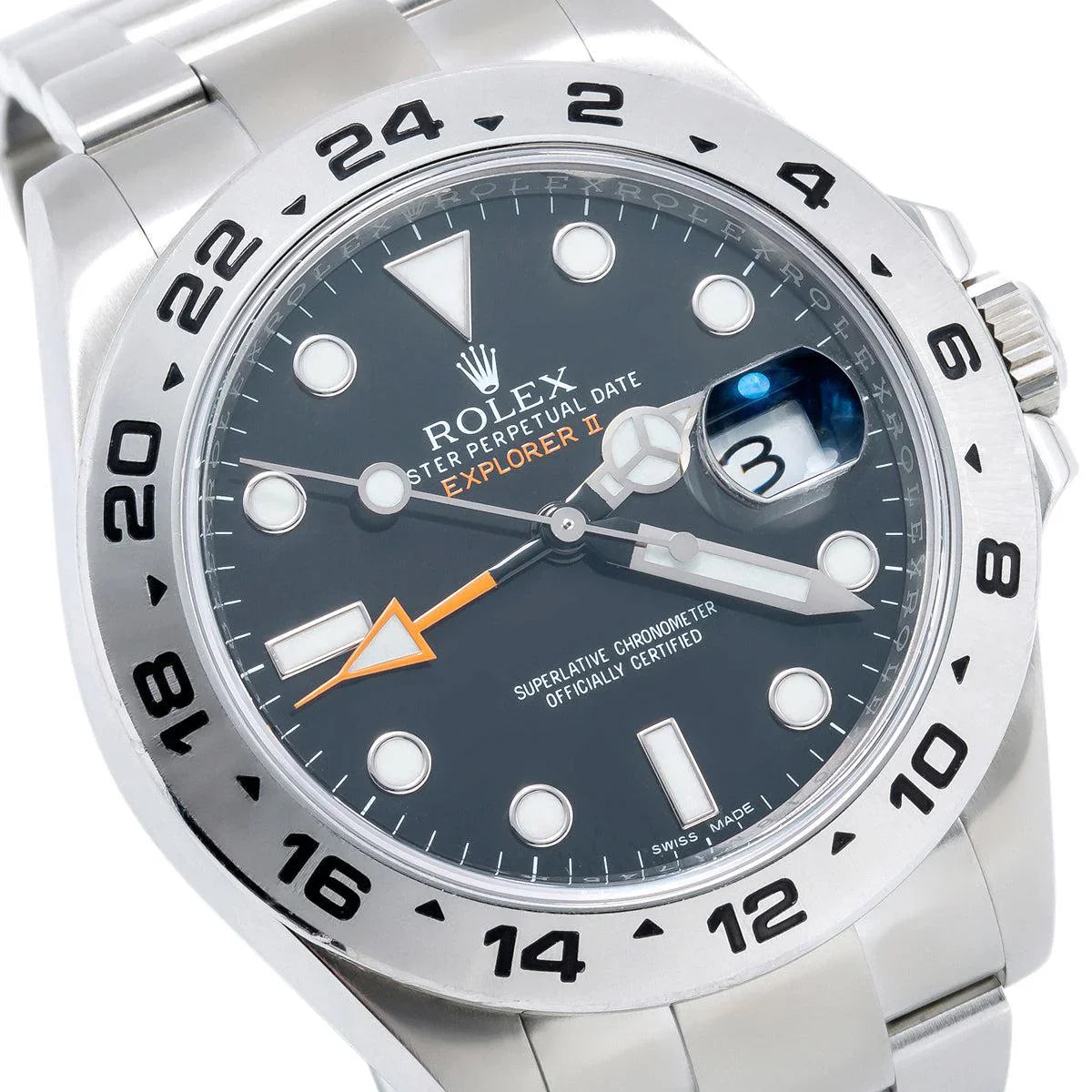 Explorer II 42MM 216570 – Black Dial Stainless Steel Oyster Bracelet