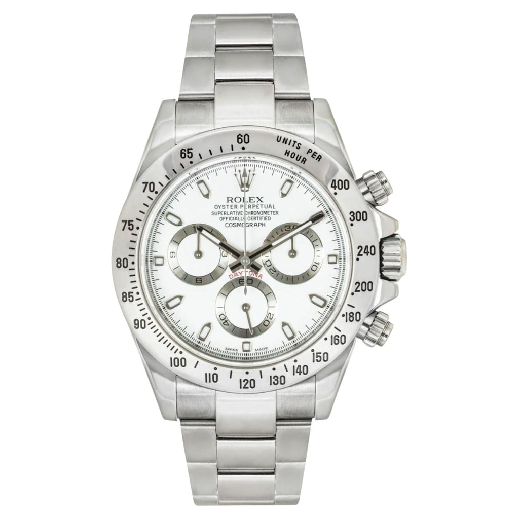 Cosmograph Daytona 116520 White Dial 40mm Oyster Bracelet