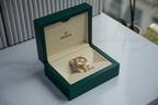 Day-Date II 218348 – 41mm 18K Yellow Gold – Champagne Baguette Diamond Dial