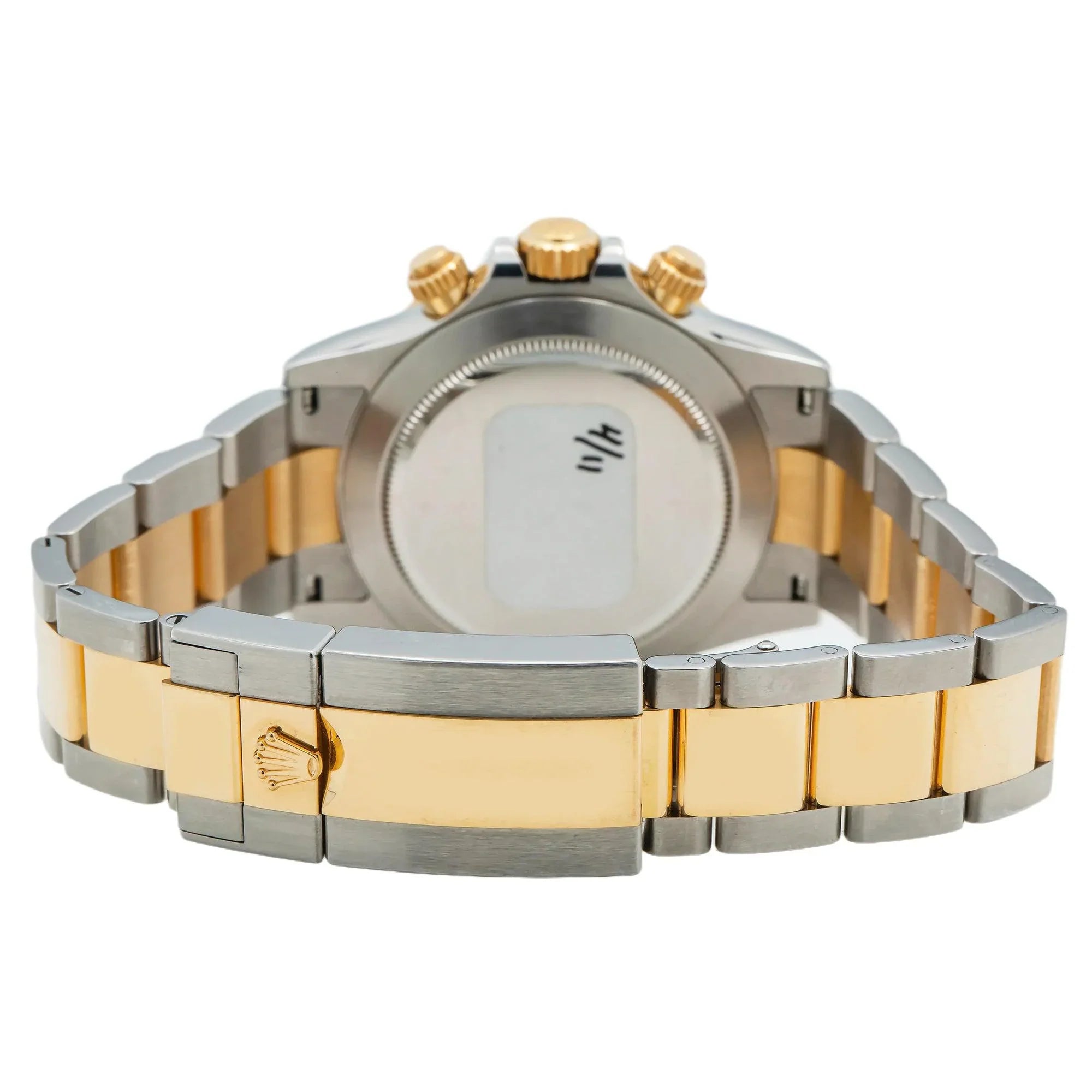 Cosmograph Daytona 40mm 116523 White Dial, Two-Tone Yellow Gold Oyster Bracelet