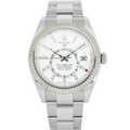 Sky-Dweller 326934 – 42mm Stainless Steel & White Gold Black Dial Oyster Bracelet