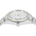 Sky-Dweller 326934 – 42mm Stainless Steel & White Gold Black Dial Oyster Bracelet