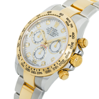 Daytona 116503 – Two-Tone 18k Yellow Gold & Stainless Steel Mother of Pearl Diamond Dial