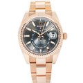 18k Everose Gold Sky-Dweller 42mm, 326935 Rhodium Dial and Oyster Bracelet