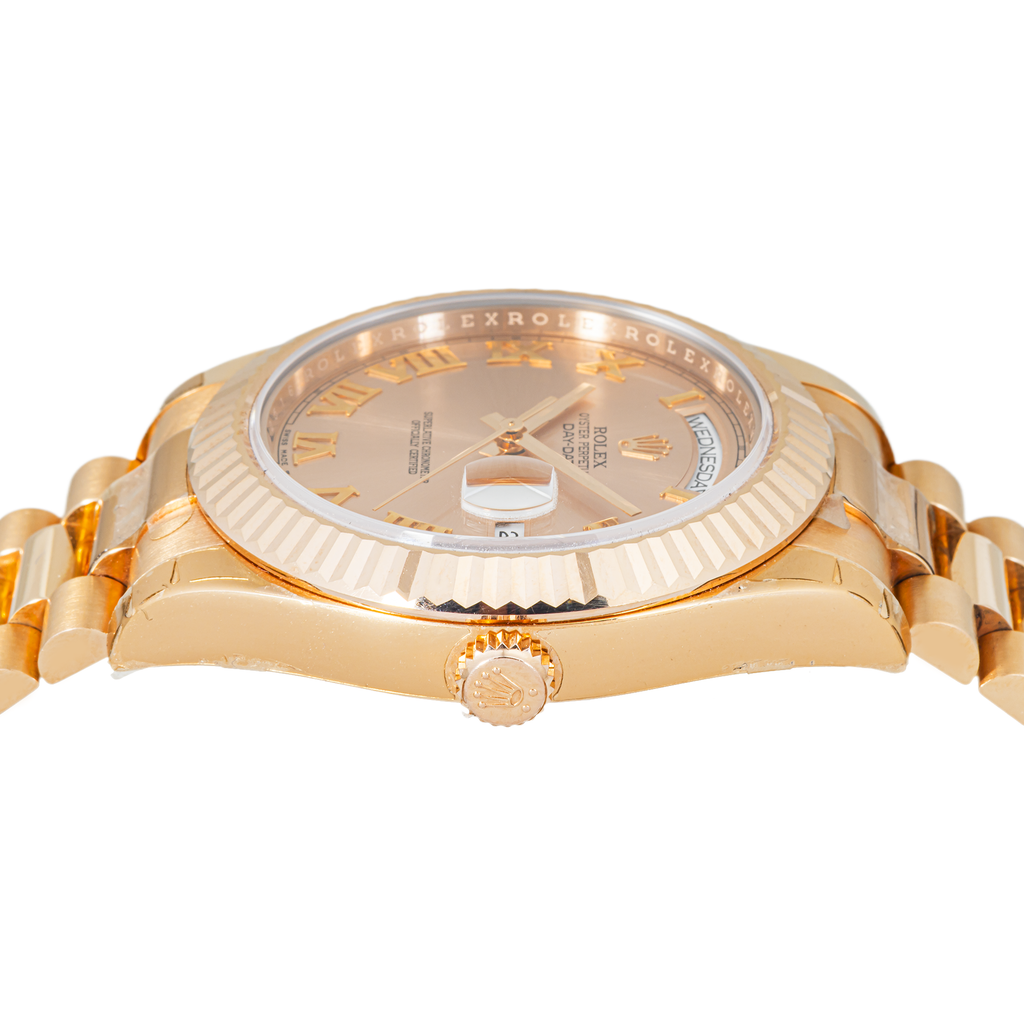 Day-Date II 218235 41mm Everose Gold Pink Roman Dial President Bracelet