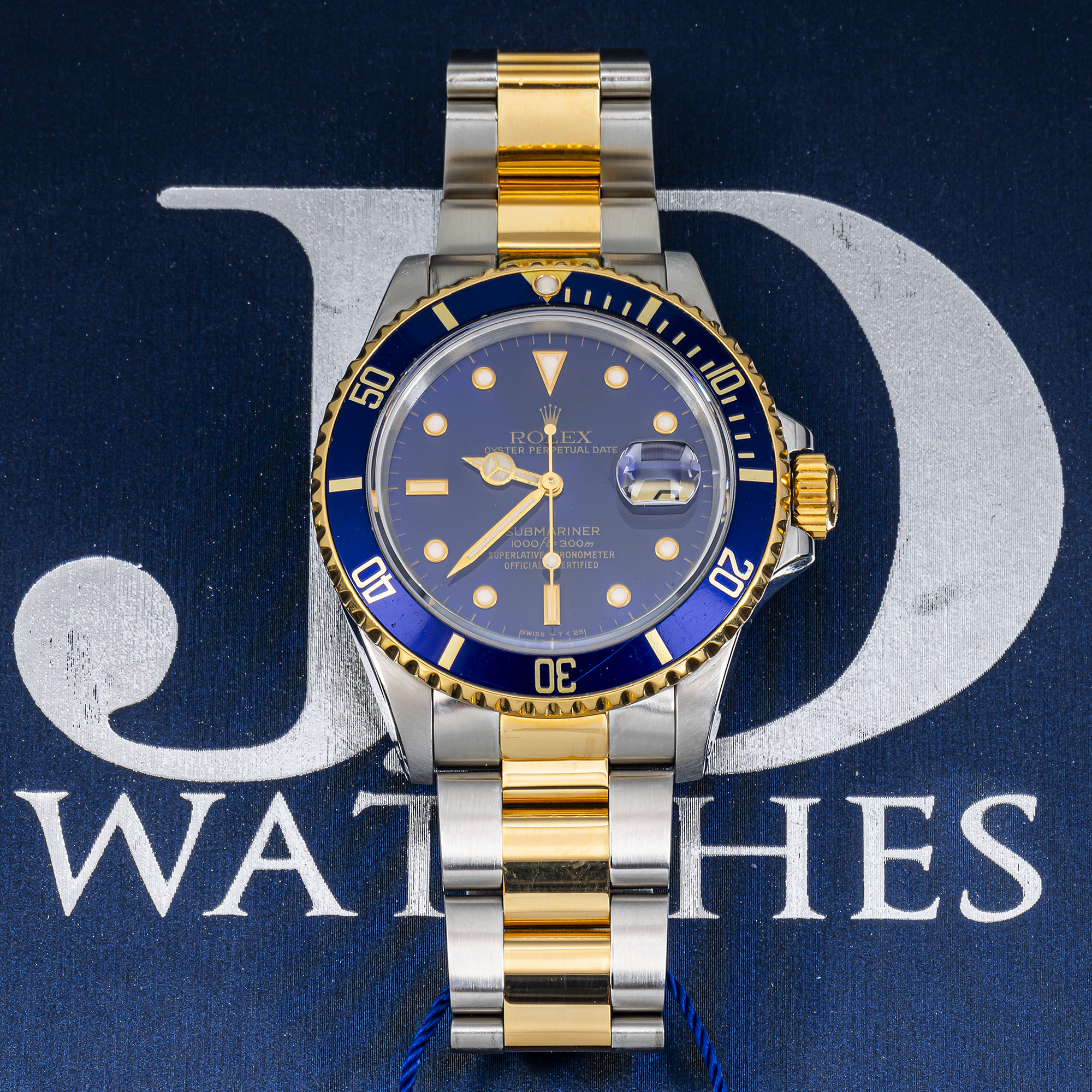 Submariner 16803 – Two-Tone Steel & 18k Gold Blue Dial / Blue Bezel