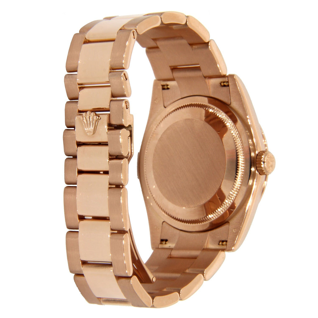 18K Rose Gold Rolex Day Date Presidet 36mm Pink Champagne with Roman Numeral Dial-Rolex-JD Watches NY