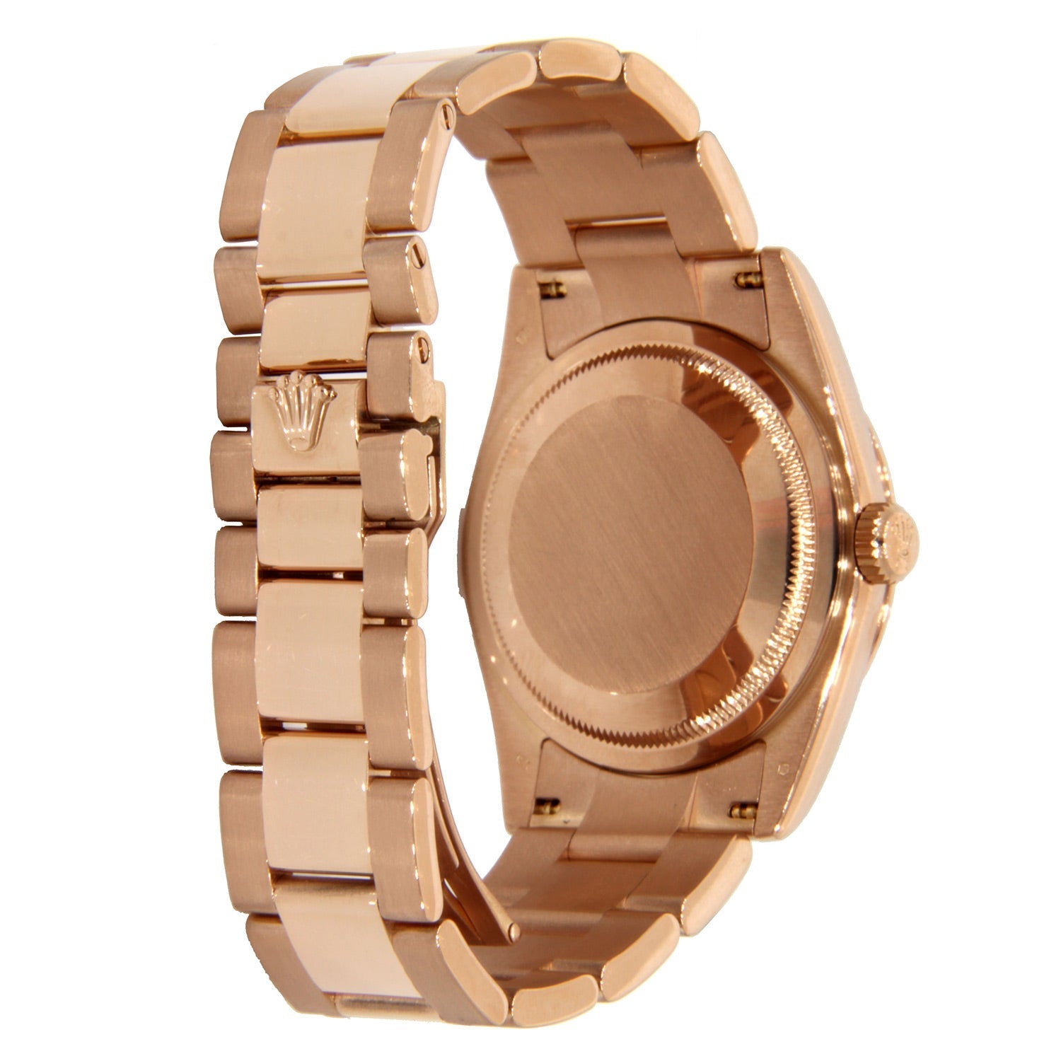 18K Rose Gold Rolex Day Date Presidet 36mm Pink Champagne with Roman Numeral Dial-Rolex-JD Watches NY