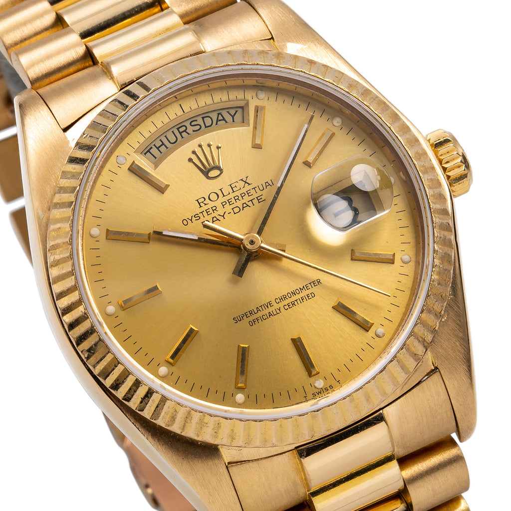 Rolex Day-Date Presidential 18038 36mm Champagne Dial-Rolex-JD Watches NY