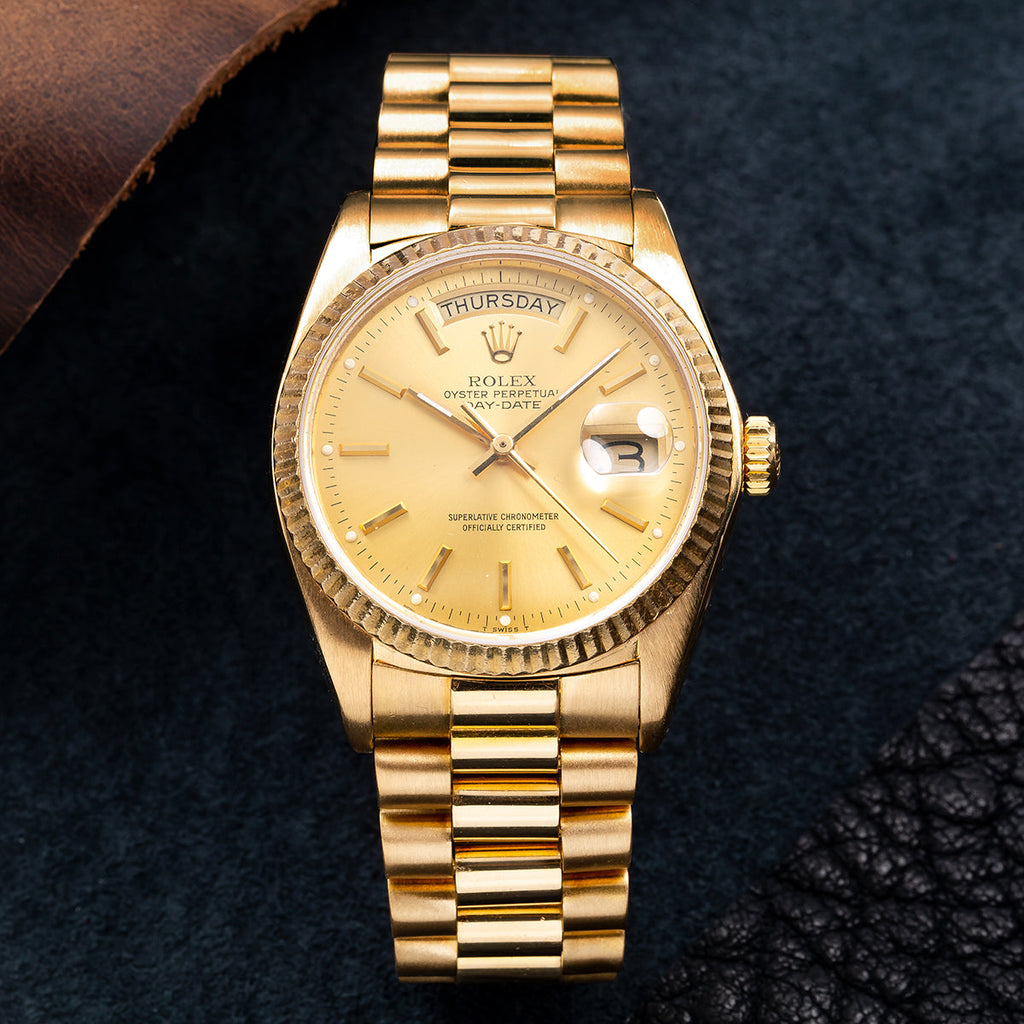 Rolex Day-Date Presidential 18038 36mm Champagne Dial-Rolex-JD Watches NY