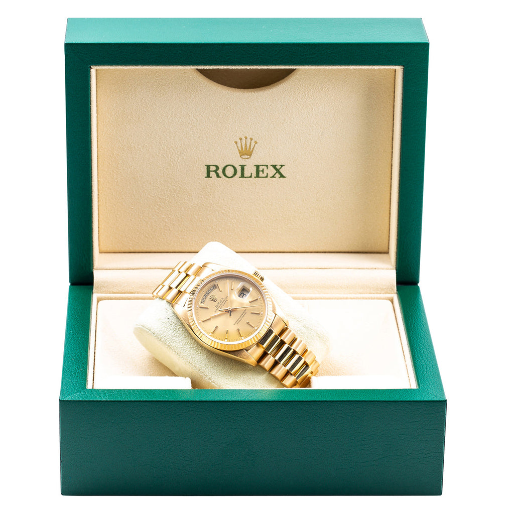 Rolex Day-Date Presidential 18038 36mm Champagne Dial-Rolex-JD Watches NY