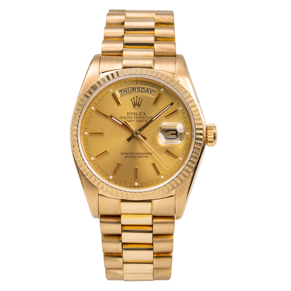 Rolex Day-Date Presidential 18038 36mm Champagne Dial-Rolex-JD Watches NY