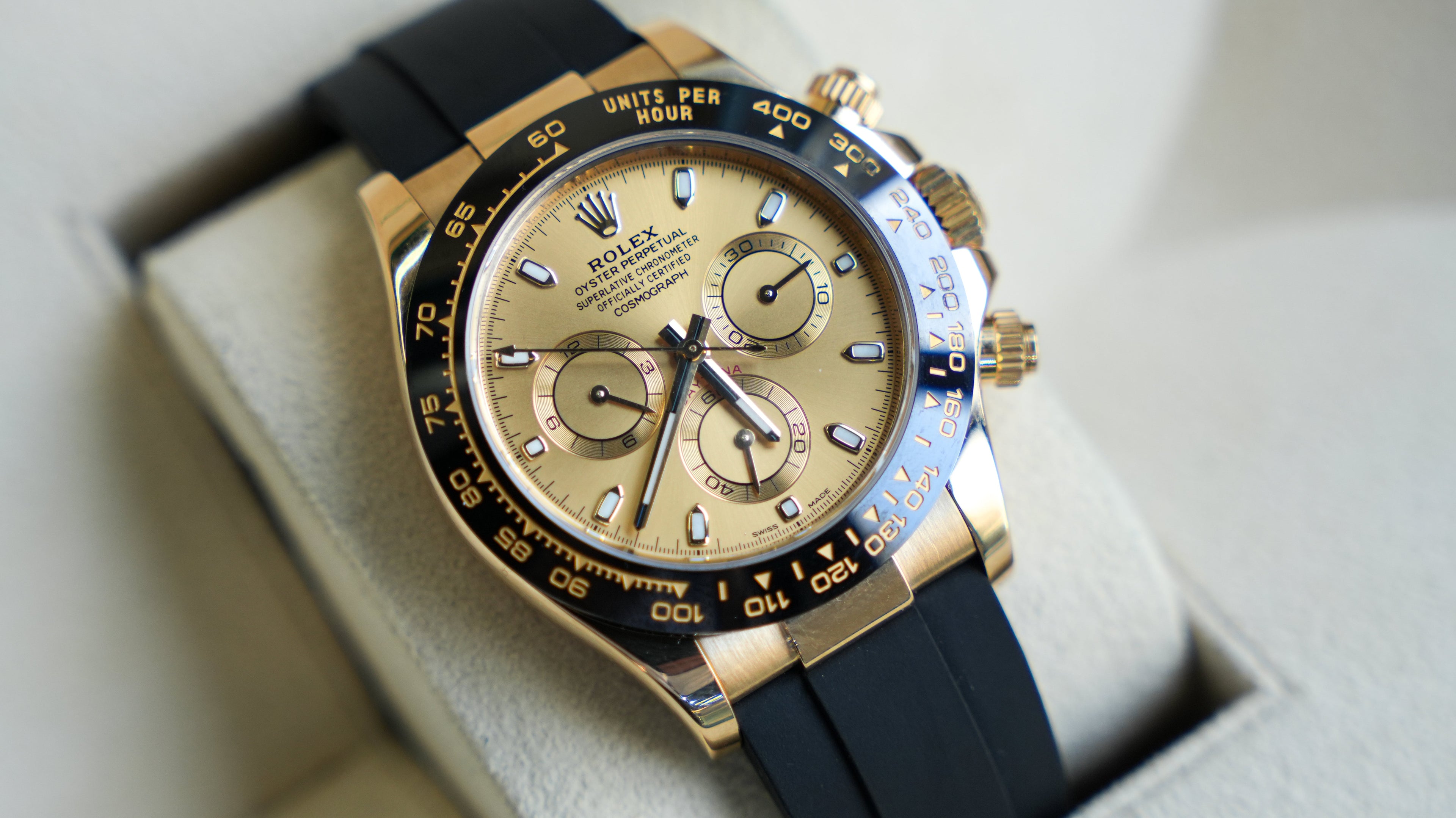 Rolex Daytona 116518LN Yellow Gold Champagne Dial-Rolex-JD Watches NY