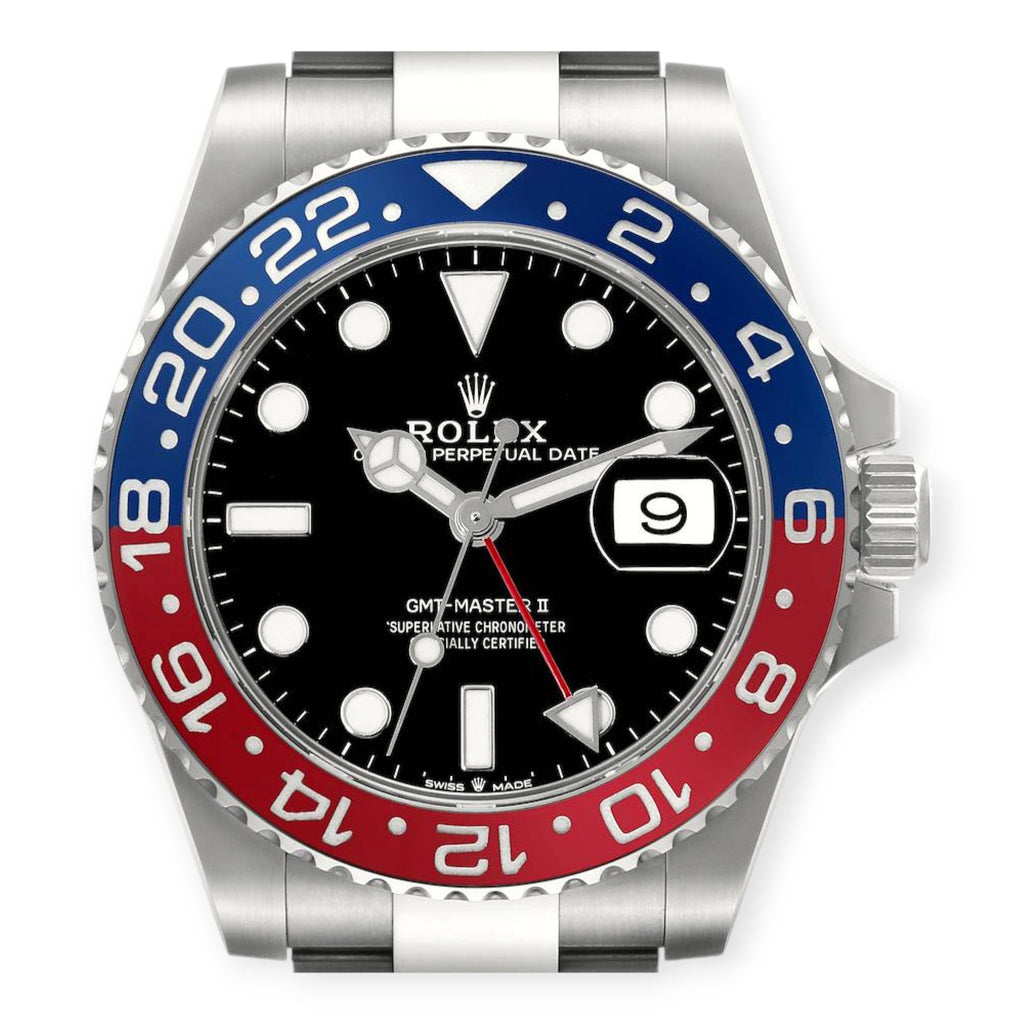 Rolex GMT Master II 126710BLRO Blue Red Pepsi Bezel Steel Mens Watch-Rolex-JD Watches NY