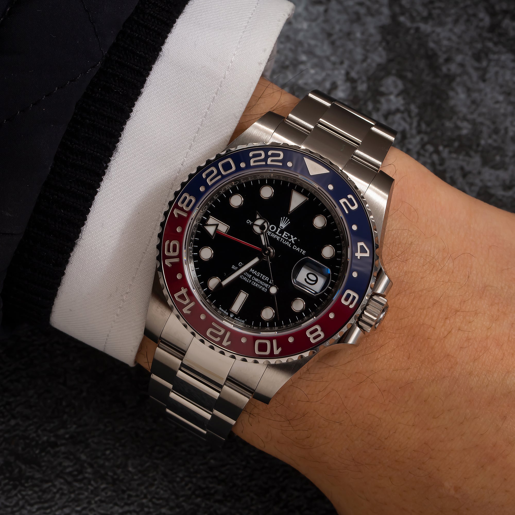 Rolex GMT Master II 126710BLRO Blue Red Pepsi Bezel Steel Mens Watch-Rolex-JD Watches NY