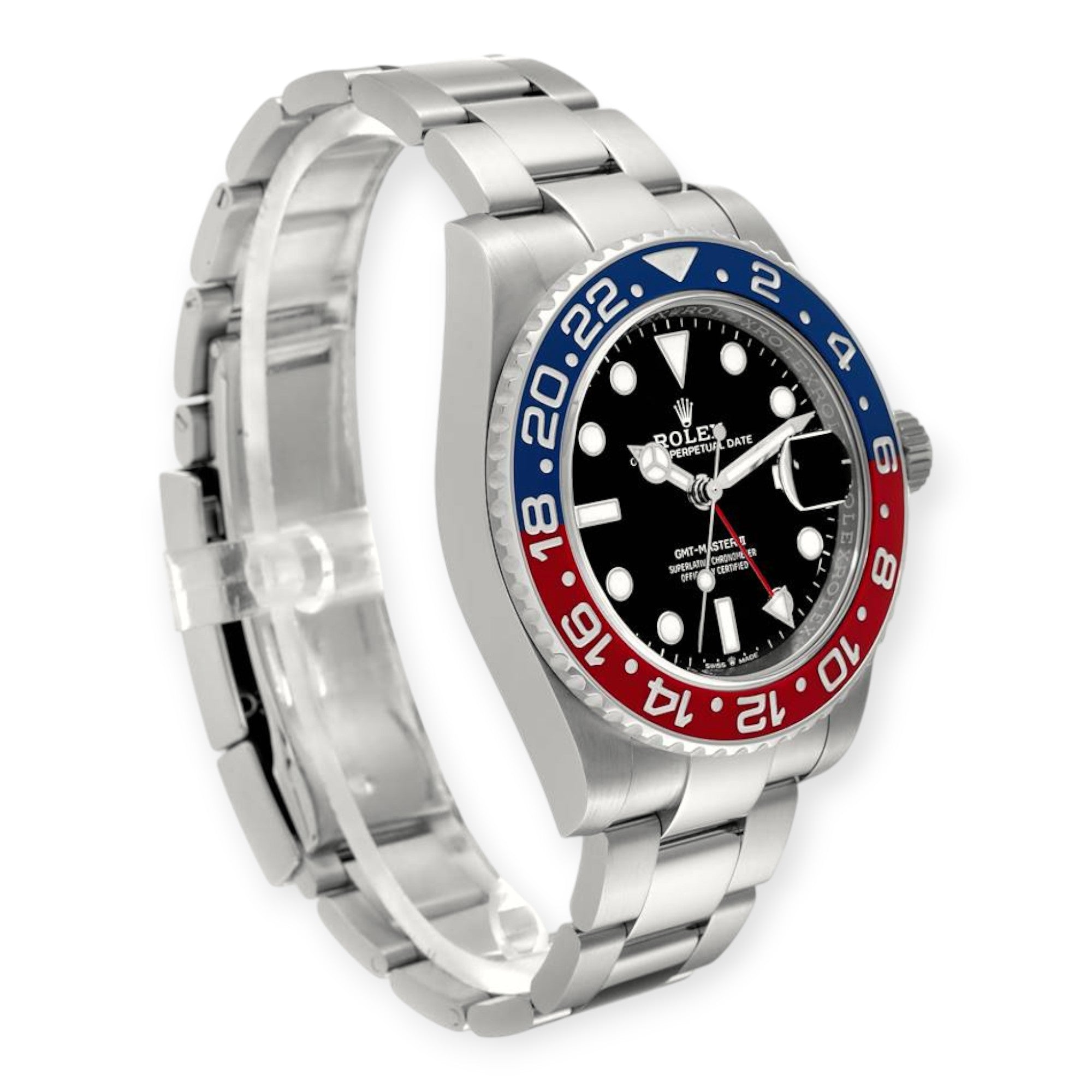 Rolex GMT Master II 126710BLRO Blue Red Pepsi Bezel Steel Mens Watch-Rolex-JD Watches NY