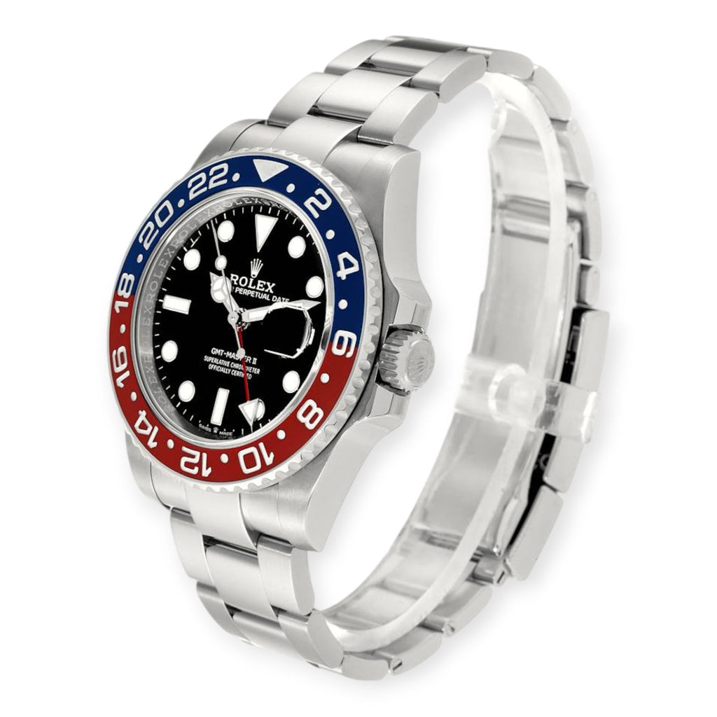 Rolex GMT Master II 126710BLRO Blue Red Pepsi Bezel Steel Mens Watch-Rolex-JD Watches NY