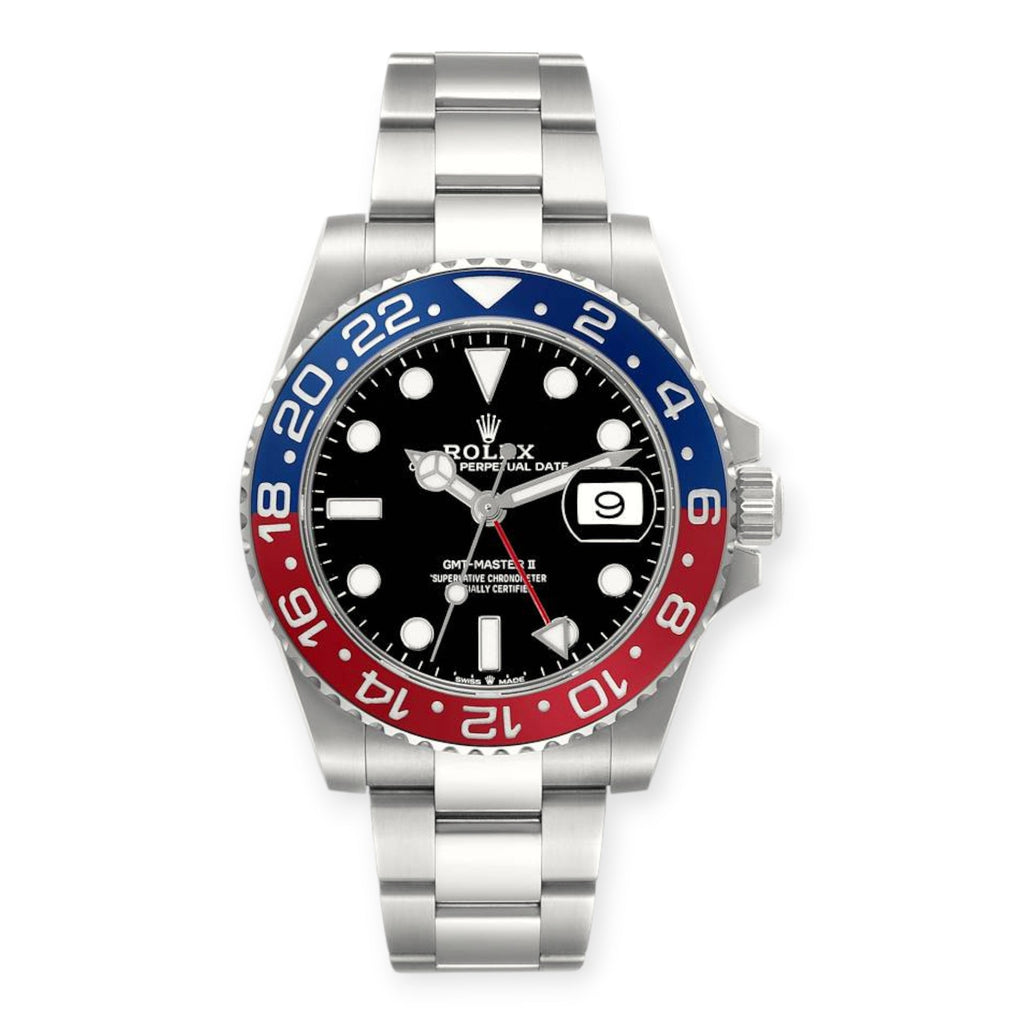 Rolex GMT Master II 126710BLRO Blue Red Pepsi Bezel Steel Mens Watch-Rolex-JD Watches NY