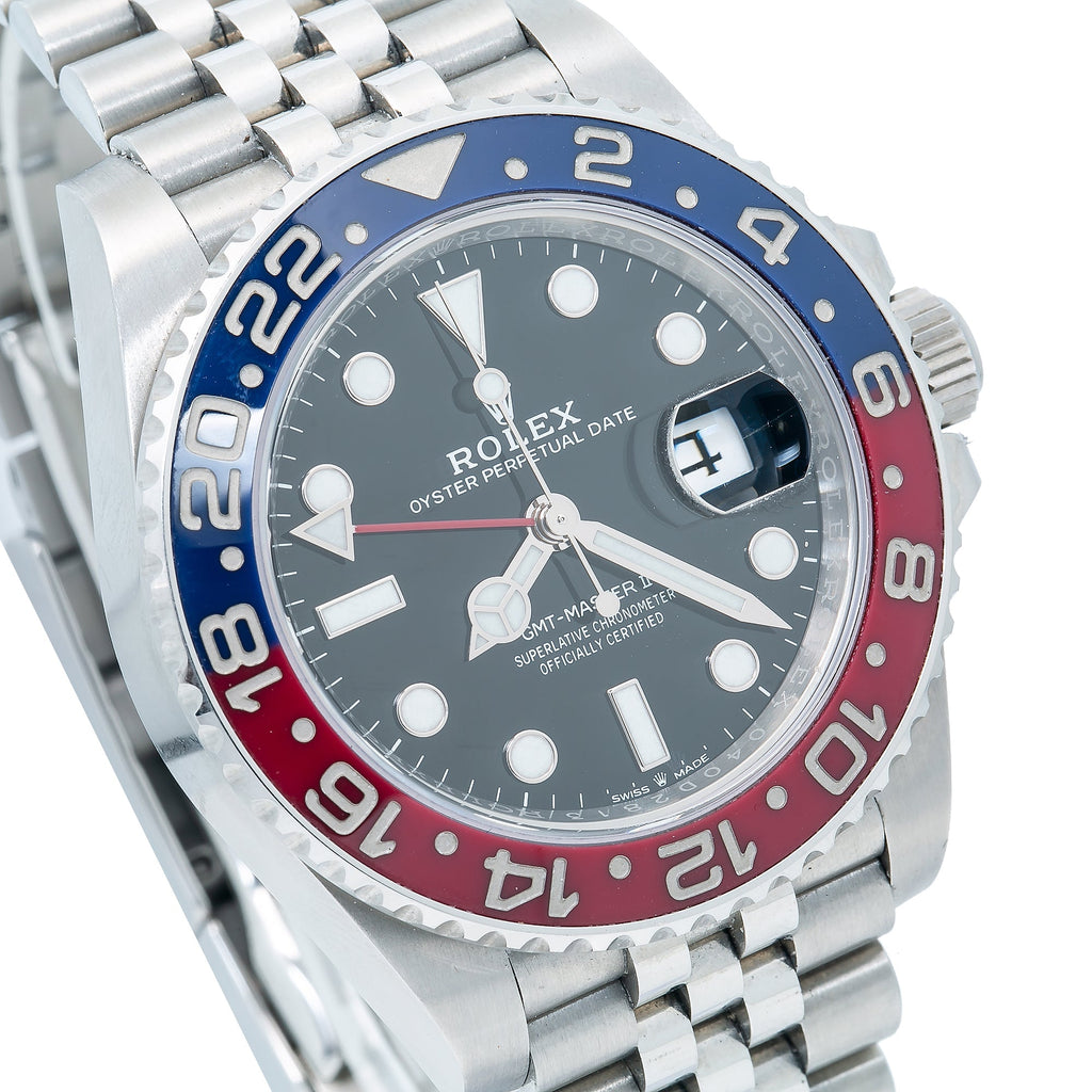 Rolex GMT Master II 126710BLRO Stainless Steel Jubilee Bracelet Blue Red Pepsi Bezel-Rolex-JD Watches NY