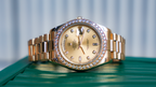 Rolex President Day-Date 36 – Yellow Gold Champagne Dial with Diamond Bezel & Markers-Rolex-JD Watches NY