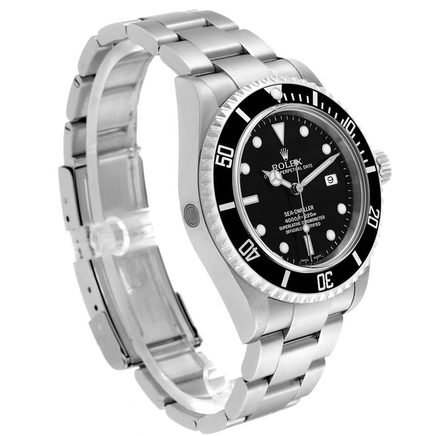 Vintage Rolex Sea Dweller Stainless Steel Black Insert Bezel 40MM 16600-Rolex-JD Watches NY