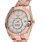 Rolex Sky-Dweller 42 – 18k Everose Gold with Intense White Dial Ref. 326935-0005-Rolex-JD Watches NY