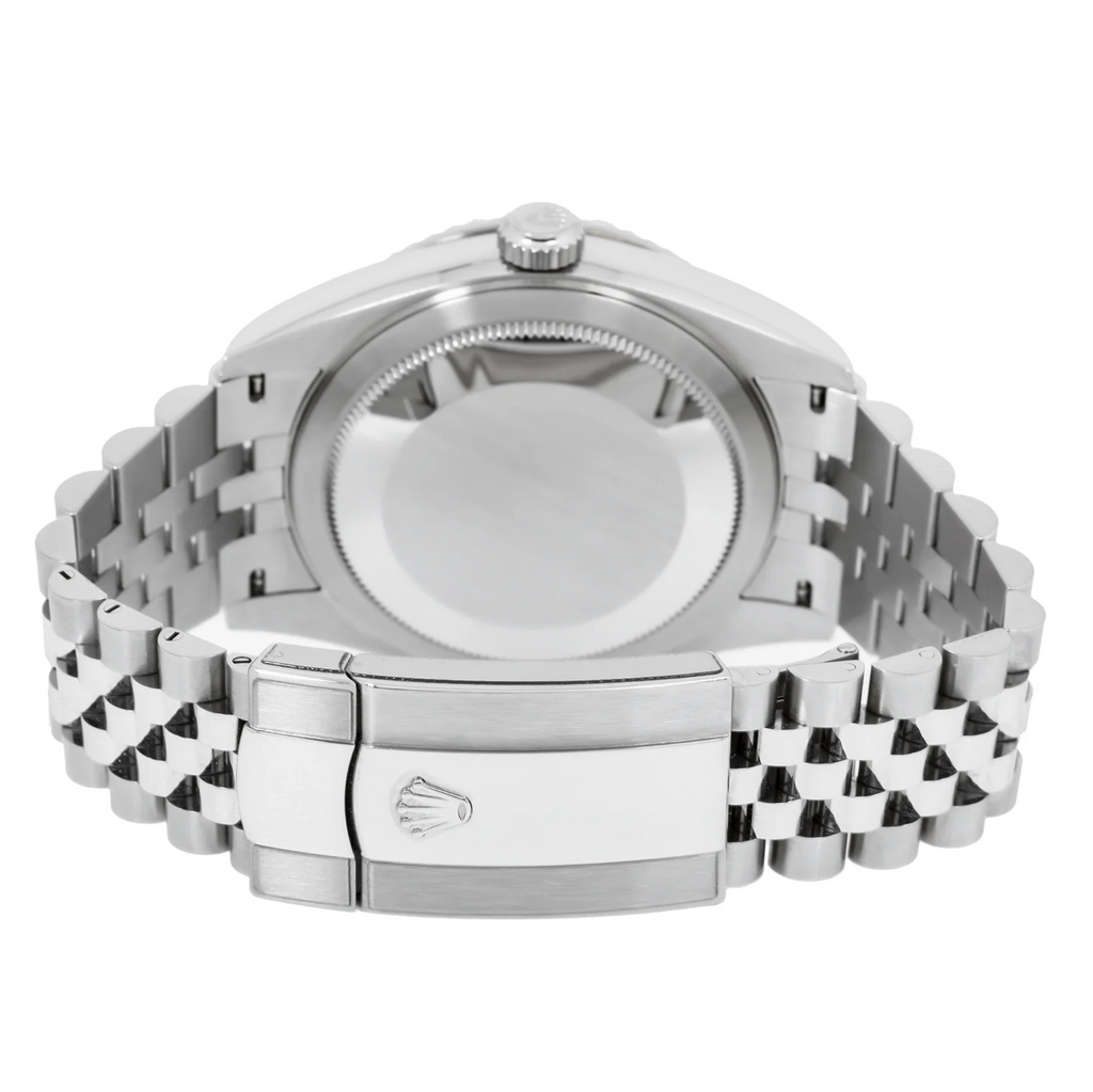 Sky-Dweller – Stainless Steel with Green Dial and Fluted Bezel on Jubilee Bracelet Ref. 336934