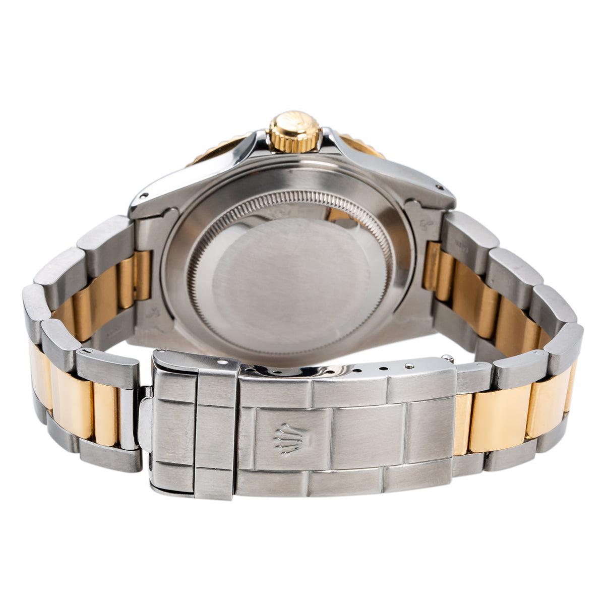 Rolex Submariner 40MM Two Tone Watch Black Bezel Black Dial 16613-Rolex-JD Watches NY
