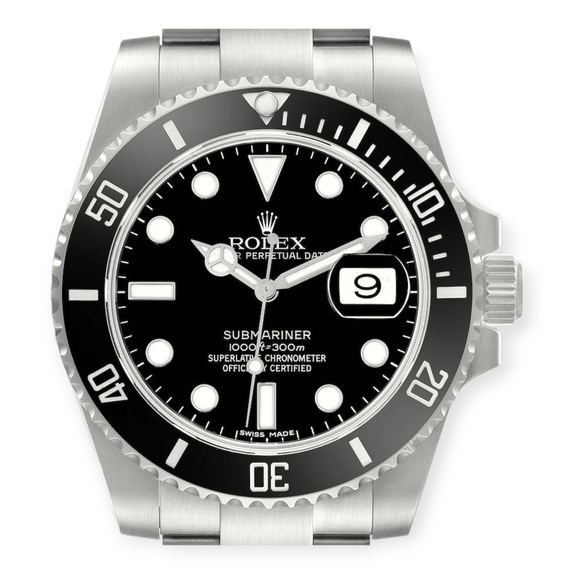 Rolex Submariner Date 40MM Stainless Steel Black Ceramic Bezel Black Dial 116610LN-Rolex-JD Watches NY