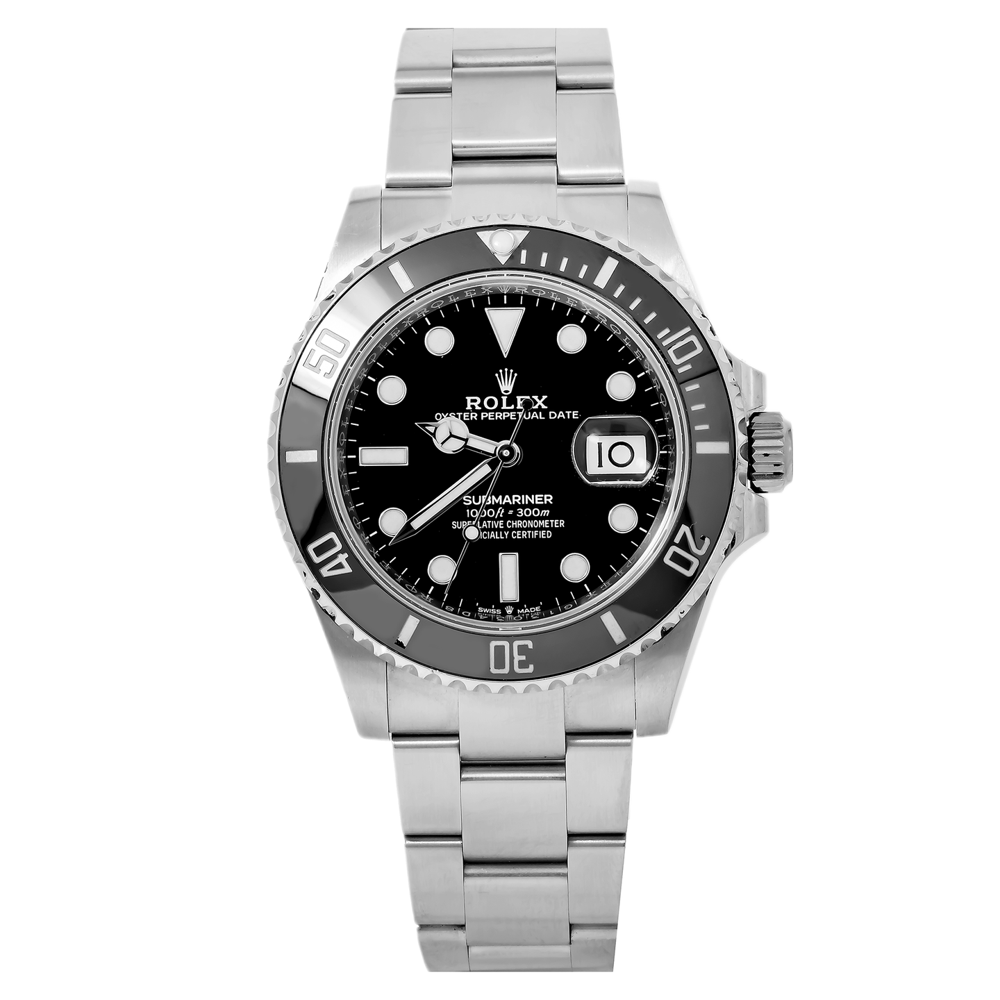 Submariner Date – 41mm Stainless Steel with Black Dial and Ceramic Bezel Ref. 126610LN