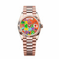 Day-Date 40 128235 Puzzle Dial Everose Gold President Bracelet