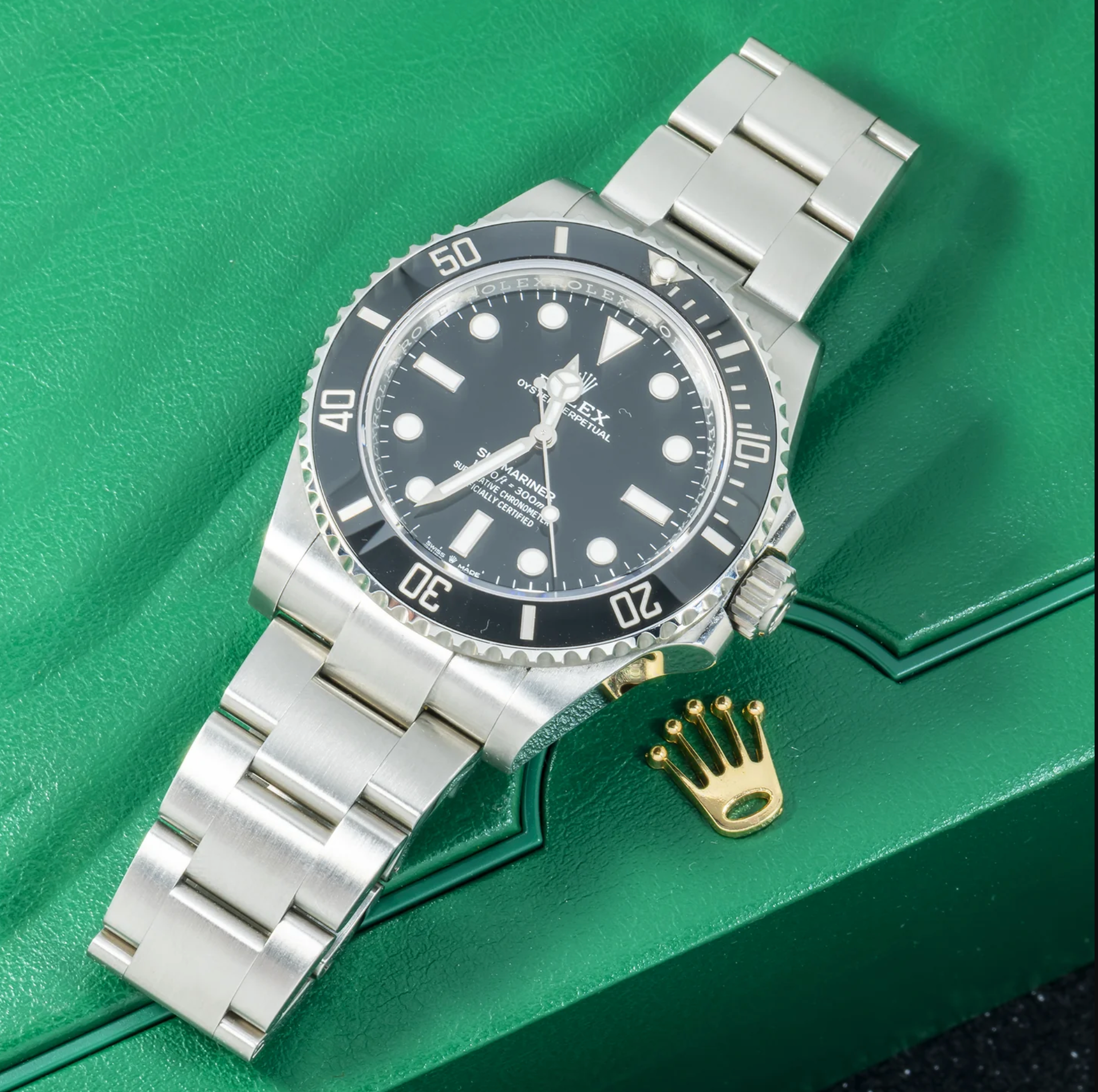 Submariner 124060 – 41mm No-Date Black Dial with Stainless Steel Oyster Bracelet
