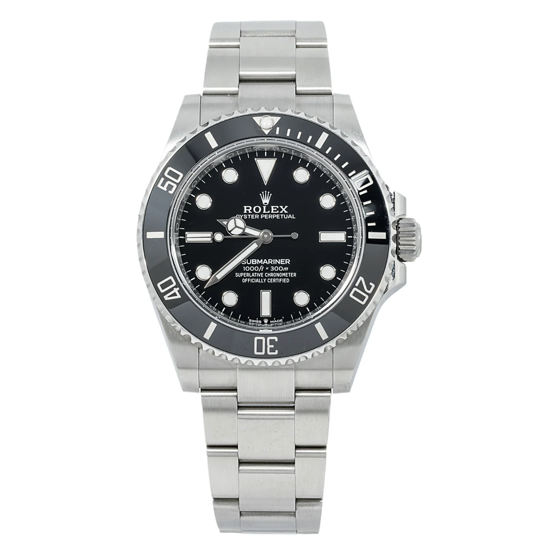 Submariner 124060 – 41mm No-Date Black Dial with Stainless Steel Oyster Bracelet