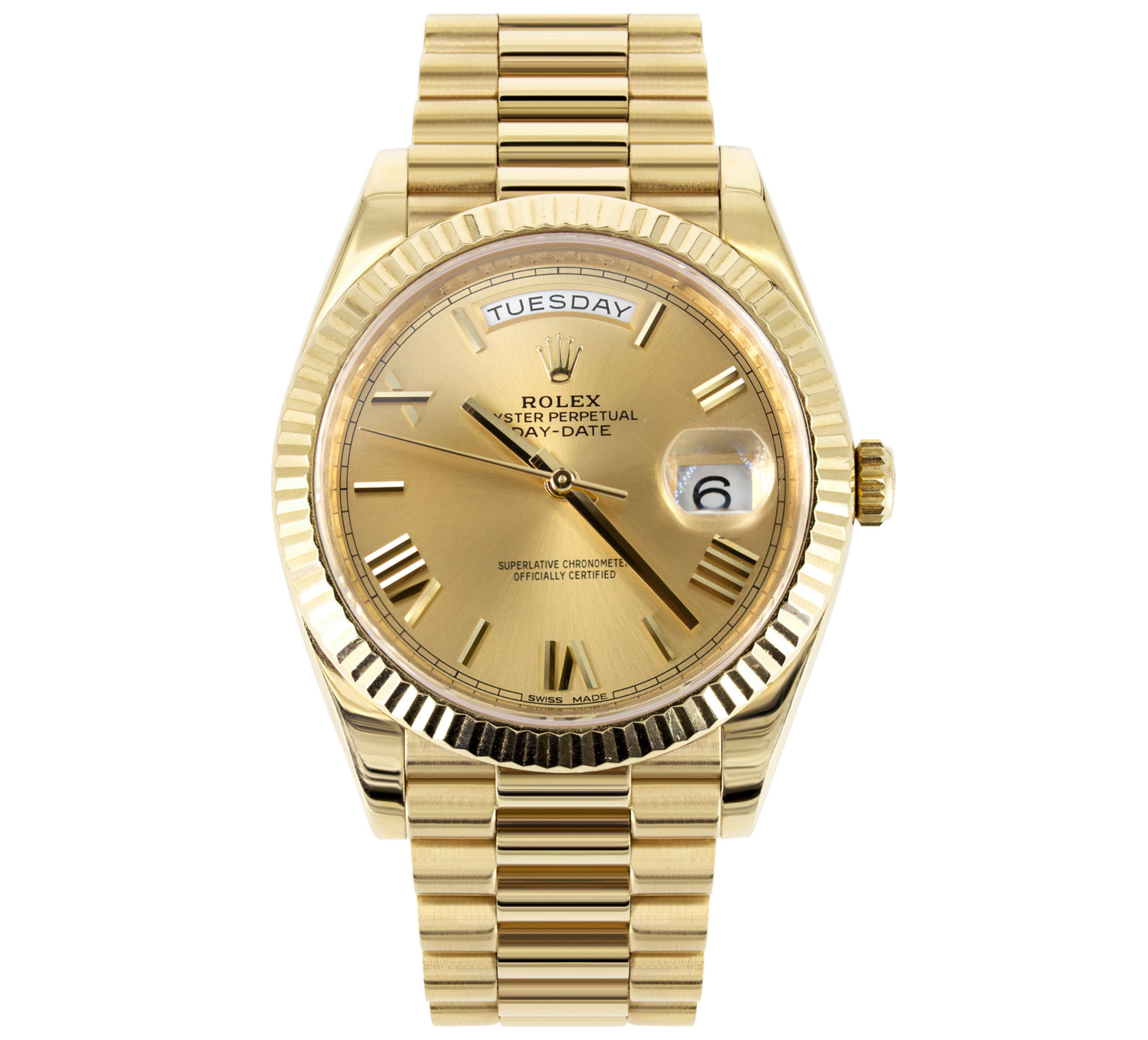 Day-Date 40 228238 40MM Champagne Dial Presidental Bracelet