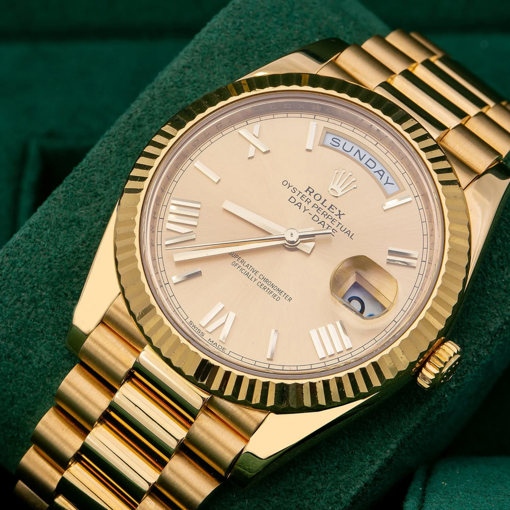Day-Date 40 228238 40MM Champagne Dial Presidental Bracelet