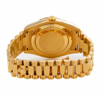 Day-Date II 41MM 218348 Champagne Baguette Diamond Dial Diamond Bezel 18K Yellow Gold President Bracelet