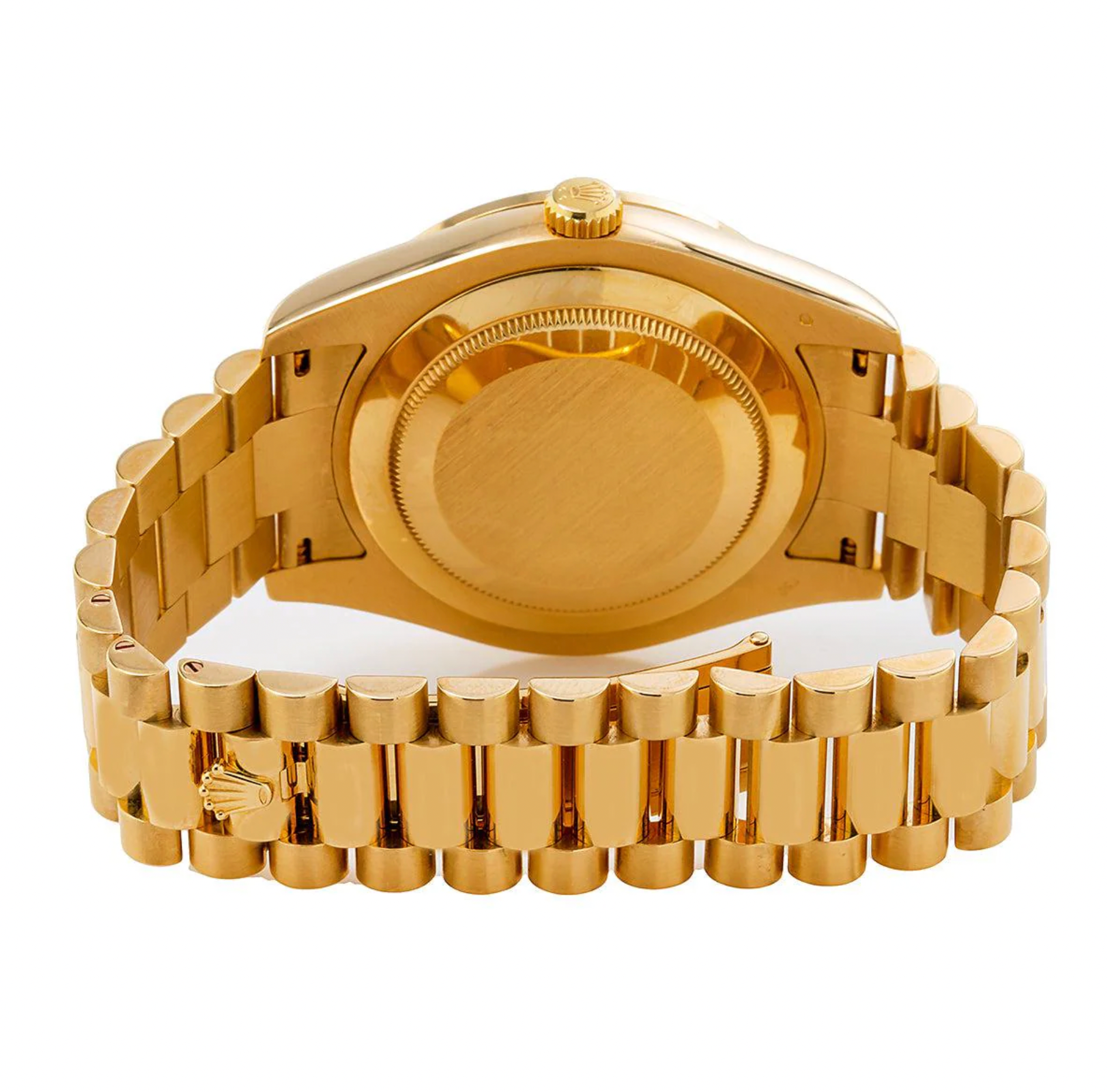 Day-Date II 41MM 218348 Champagne Baguette Diamond Dial Diamond Bezel 18K Yellow Gold President Bracelet