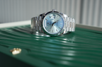 Day-Date 40 228236 Platinum Ice Blue Dial President Bracelet