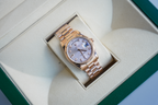 Day-Date 36 118235 Everose Gold Pink Dial Diamond Hour Markers President Bracelet