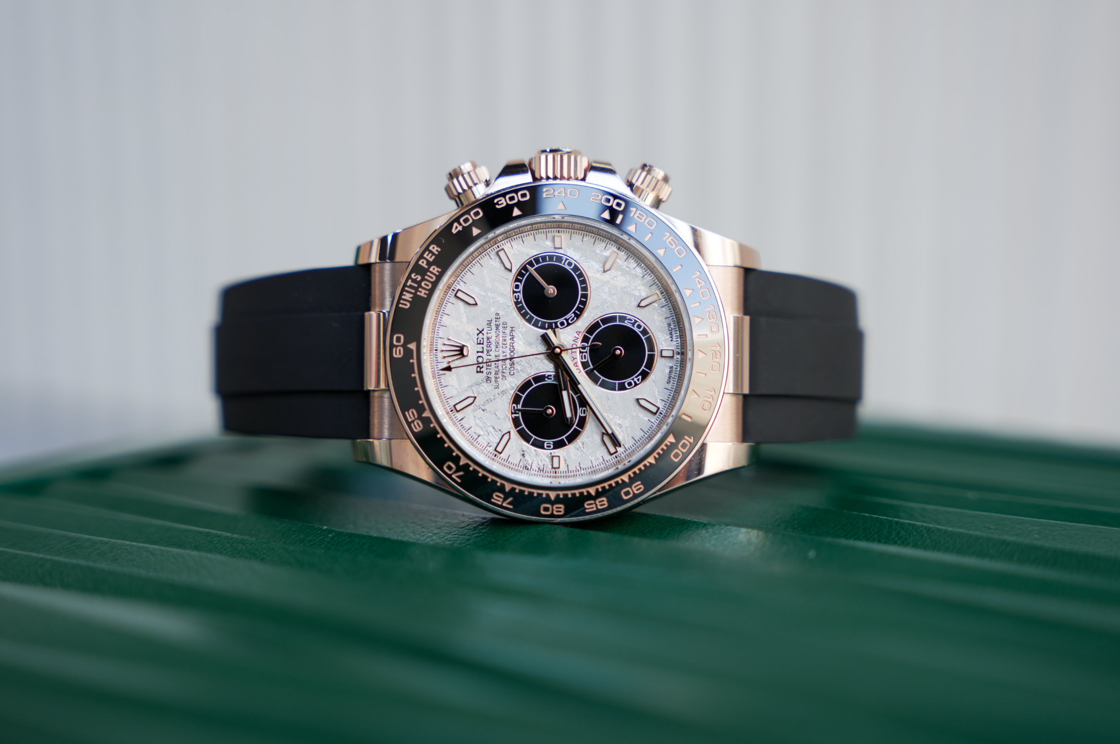 Daytona 126515LN Everose Gold Meteorite Dial Oysterflex 40mm