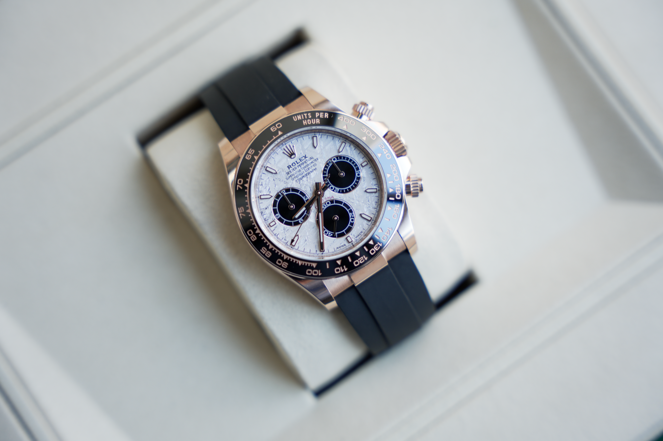Daytona 126515LN Everose Gold Meteorite Dial Oysterflex 40mm