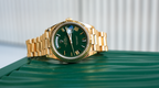 Day-Date 40 President 228238 – Green Roman Dial | 18K Yellow Gold