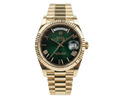 Day-Date 36mm Yellow Gold Green Ombre Roman Numeral Dial – Ref. 128238