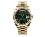Day-Date 36mm Yellow Gold Green Ombre Roman Numeral Dial – Ref. 128238