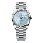 Day-Date 40 228236 Platinum Ice Blue Dial President Bracelet