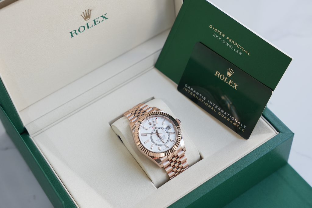 Sky-Dweller 42mm Everose Gold – White Dial – Ref. 336935 (Jubilee Bracelet)