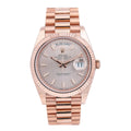 Day-Date 40MM 228235 Sundust Stripe Dial Fluted Bezel 18K Everose Gold President Bracelet