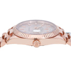 Day-Date 40MM 228235 Sundust Stripe Dial Fluted Bezel 18K Everose Gold President Bracelet