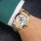 Cosmograph Daytona 40mm 116523 White Dial, Two-Tone Yellow Gold Oyster Bracelet